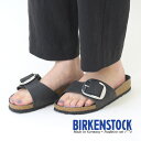 【25SS】BIRKENSTOCK ビルケンシュトック MADRID BIG BUCKLE マドリッド ビッグバックル BLACK 1006523 レディース【...