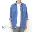 orSlow オアスロウ WESTERN SHIRTS ウエスタンシャツ デニムシャツ 長袖 03-V8024 【95.デニムユーズド】【送料無料】