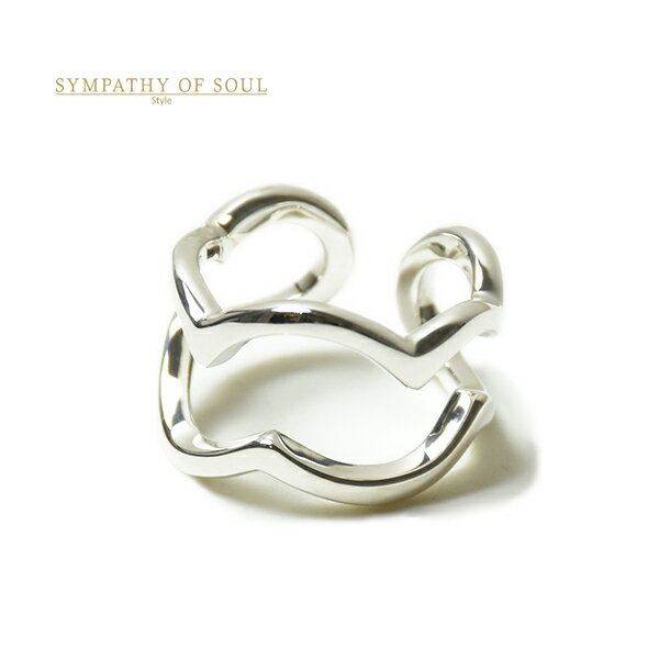 SYMPATHY OF SOUL Style シンパシーオブソウルスタイル Cloud Circle Ring Silver クラウド サークル ..