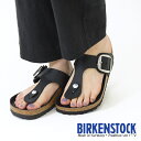 ギゼ BIRKENSTOCK ビルケンシュトック GIZEH BIG BUCKLE ギゼー ビッグバックル オイルドレザー トングサンダル ギゼ 1023334 レディース【ブラック】【送料無料】