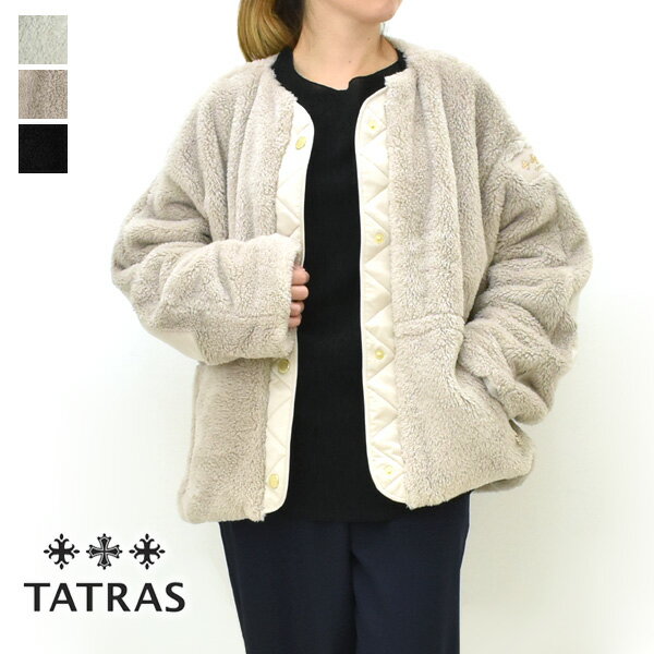 【25AW】TATRAS タトラス "ANNABELLA/アナベラ" ファーブルゾン ショート丈 LJXA0363033588 レディース【ブラック/ライトグレー/アイボリー】【送料無料】のサムネイル