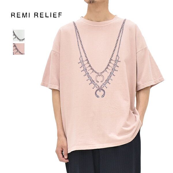 ＼最大2000円OFFクーポン!スーパーSALE!6/11(木)01:59まで／REMI RELIEF レミレリーフ HARD SP加工 20/-天竺BIGサイズTシャツ naja RN30389161 メンズ