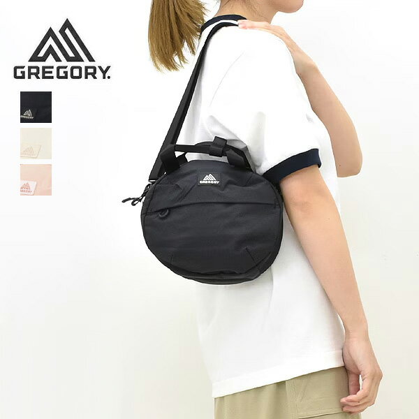 Rakuten - GREGORY グレゴリー SUSZY ROUND CROSS BODY スージーラウンドクロスボディ ショルダーバッグ 153980 レディース メンズ ユニセックス【ブラック/アイボリー/クリームブリュレ】【送料無料】