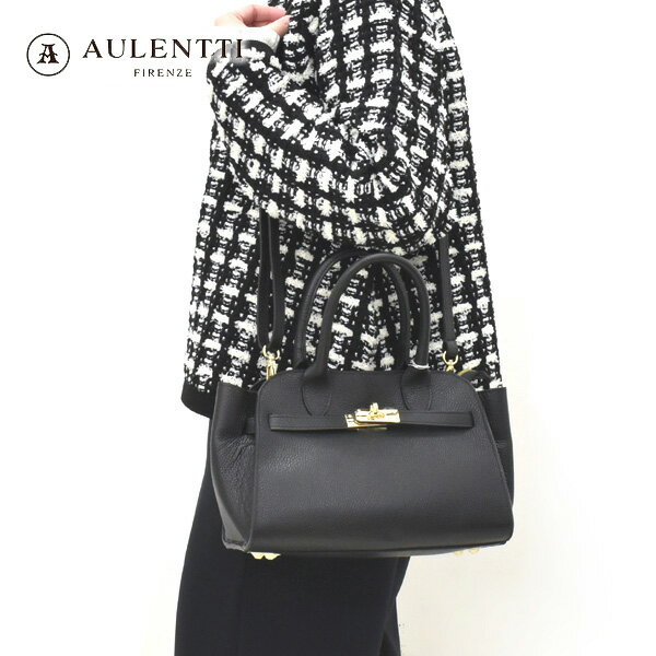 ＼最大2000円OFFクーポン!スーパーSALE!6/11(木)01:59まで／AULENTTI オウレンティ 2Wayミニショルダートートバッグ MBB-7910MINI-DO レディース