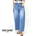 RED CARD Tokyo レッドカード Oregon オレゴン クロップドワイドバルーンデニムパンツ kita -Indigo Mid- 72W109【送料...