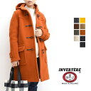 【24AW】INVERTERE インバーティア NEWTON ABBOT Joshua Ellis ロングダッフルコート ジョシュアエリス JE25012 レディース【グレー/キャメル/オレンジ/オリーブ/ネイビー/ホワイト/ブラック/イエロー】