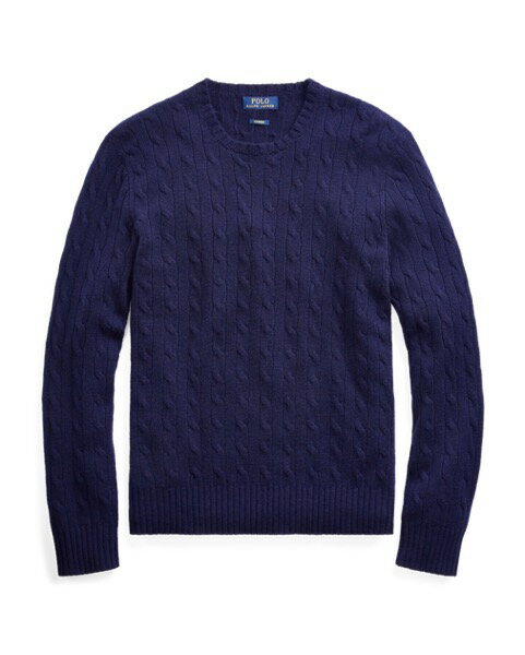 ラルフローレン ラルフローレン メンズ Polo Ralph Lauren Cable-Knit Cashmere Sweater 長袖 カシミア セーター BRIGHT NAVY