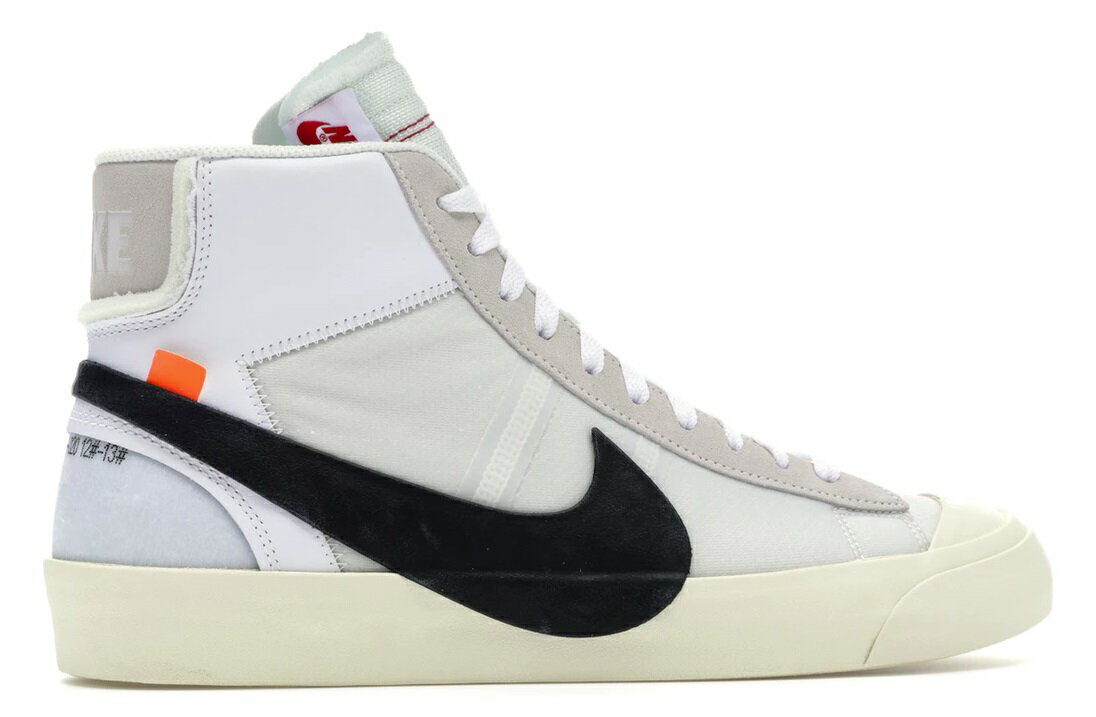 ナイキ メンズ オフホワイト ブレイザー Nike Blazer Mid Off-White スニーカー WHITE/BLACK-MUSLIN ※代引き不可