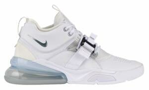 ナイキ メンズ エアフォース270 Nike Air Force 270 スニーカー White/Metallic Silver