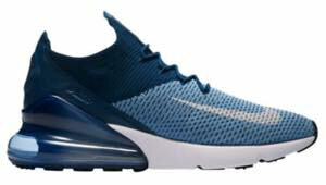 ナイキ メンズ スニーカー Nike Air Max 270 Flyknit ランニングシューズ エアマックス Work Blue/White/Brave Blue/Crimson/Blue