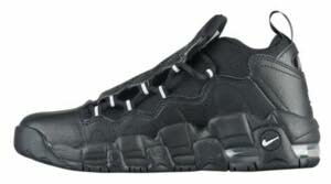 ナイキ ボーイズ/キッズ/レディース スニーカー Nike Air More Money エア モアマネー Black/Met Silver/Pure Platinum