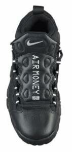 ナイキ ボーイズ/キッズ/レディース スニーカー Nike Air More Money エア モアマネー Black/Met Silver/Pure Platinum