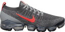 iCL Y FCp[}bNX Nike Air VaporMax Flyknit 3 jOV[Y Iron Grey/Particles Grey/Track Red