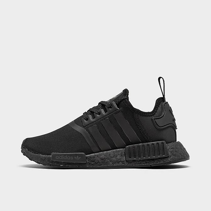 楽天trois　HOMMEアディダス オリジナルス キッズ/レディース adidas Originals NMD R1 GS スニーカー Core Black/Grey Six