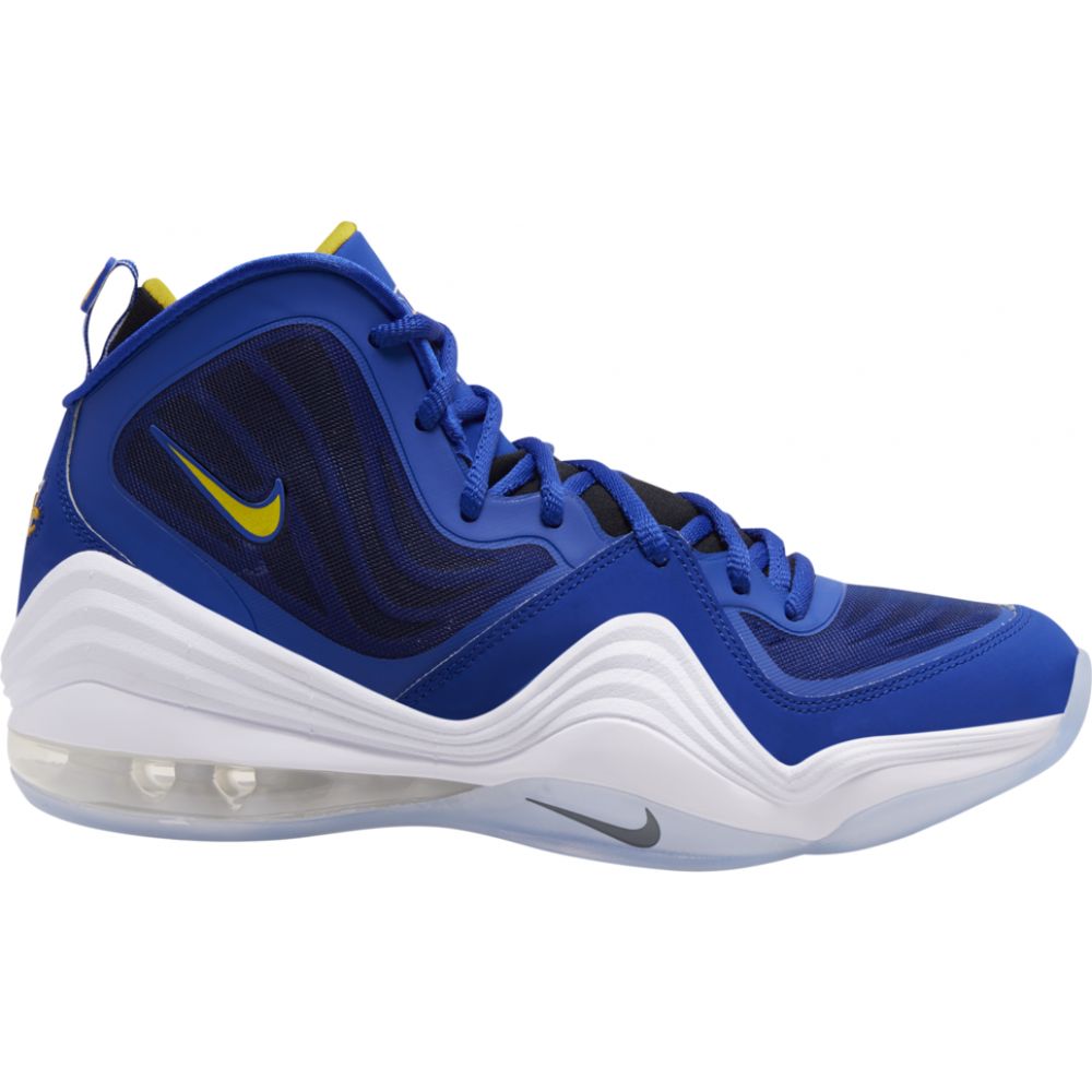 ナイキ メンズ エア ペニー Nike Air Penny V スニーカー Bright Blue/Yellow Streak/White/White