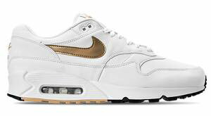 ナイキ メンズ エアマックス90/1 Nike Air Max 90/1 スニーカー White/Metallic Gold/Black