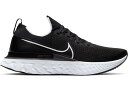 ナイキ メンズ インフィニティ Nike React Infinity Run Flyknit ランニングシューズ Black/White/Dark Grey