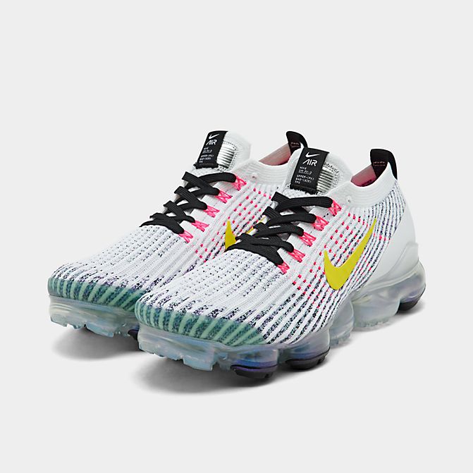 ナイキ メンズ NIKE AIR VAPORMAX FLYKNIT 3 ランニングシューズ White/Dynamic Yellow/Hyper Turquoise