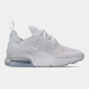 ナイキ キッズ/ジュニア エアマックス270 Nike Air Max 270 PS スニーカー White/White/Metallic Silver