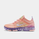 ナイキ レディース ヴェイパーマックス2019 Nike VaporMax 2019 ランニングシューズ Bleached Coral/Amethyst Tint/Metallic