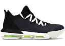 iCL Y u16[ Nike Lebron 16 Low obV Black/Black/Summit White/Volt Glow