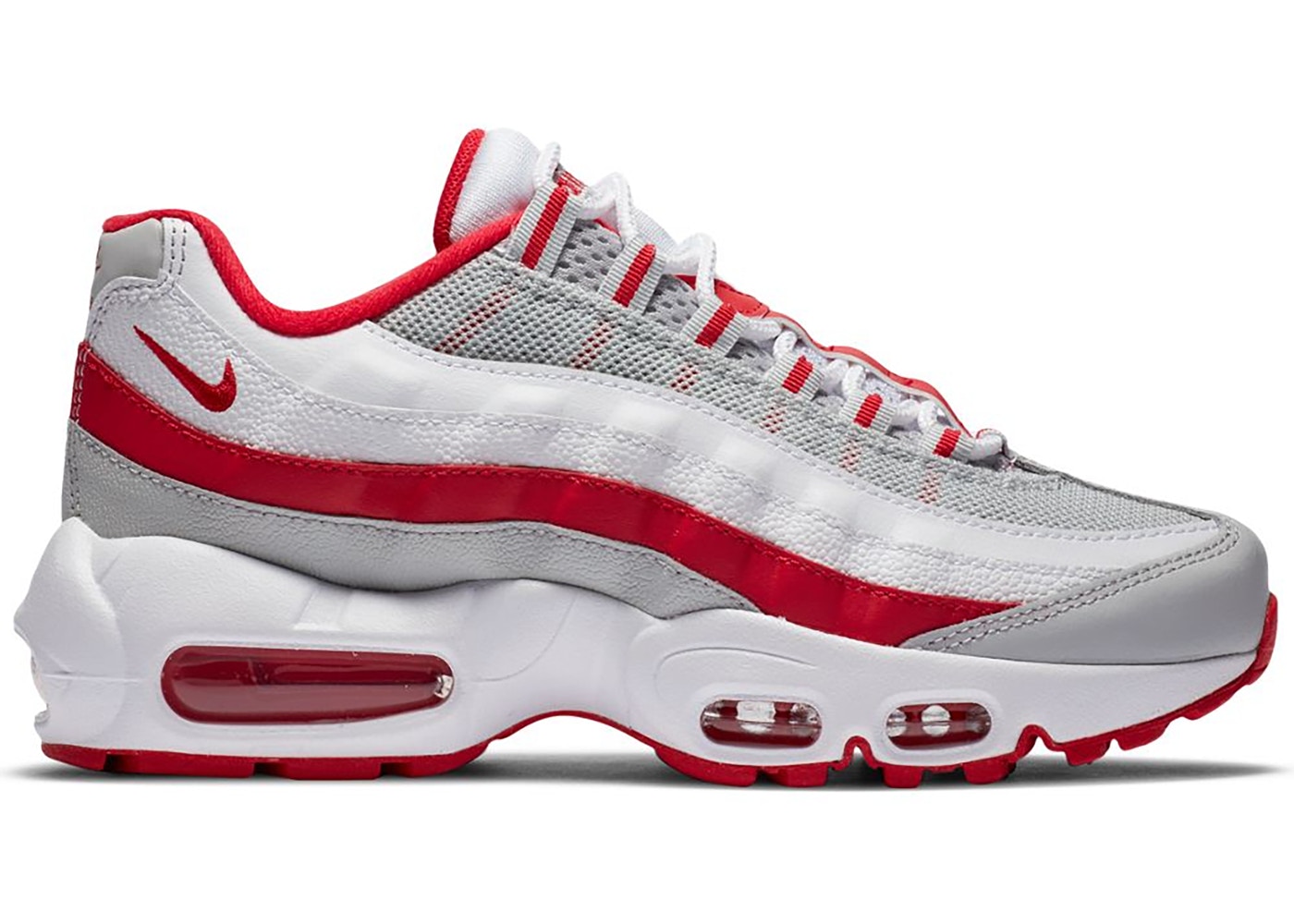 ナイキ キッズ/レディース Nike Air Max 95 Recraft GS スニーカー Grey Fog/White/Hyper Red