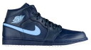 W[_ Y Xj[J[ Jordan AJ 1 Mid g ~hJbg Obsidian/University Blue/White