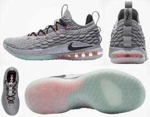 ナイキ メンズ レブロン15 Nike Lebron 15 XV Low バッシュ Cool Grey/Black ローカット 高額レア