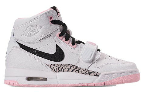 楽天trois　HOMMEジョーダン キッズ/レディース レガシー312 Jordan Legacy 312 GS スニーカー White/Black/Pink Foam