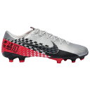 ナイキ メンズ Nike Mercurial Vapor 13 Academy FG/MG サッカー スパイク Chrome/Black/Red Orbit オ...
