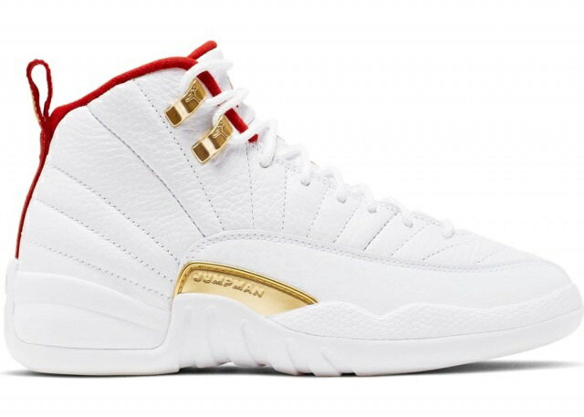 ジョーダン キッズ/レディース レトロ12 Jordan Retro 12 GS "Fiba2019" バッシュ White/University Red/Metallic Gold 高額レア