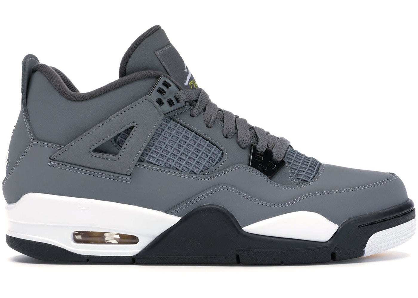 ジョーダン キッズ/レディース レトロ4 バッシュ Air Jordan Retro 4 GS スニーカー Cool Grey/Chrome/Dark Charcoal