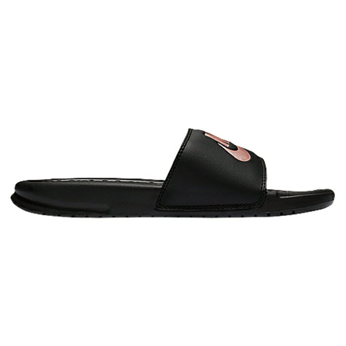 ナイキ レディース サンダル Nike Benassi JDI Slide スリッパ Black/Rose Gold/Black