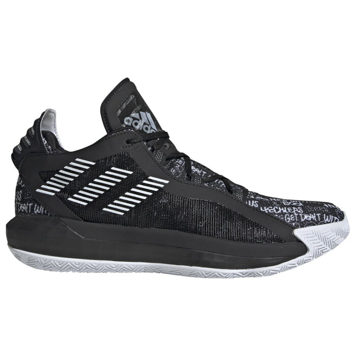 アディダス メンズ デイム6 adidas Dame 6 バッシュ Black/White