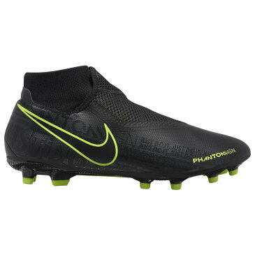 ナイキ メンズ ファントムビジョン サッカー スパイク Nike Phantom Vision Academy DF FG/MG - Black/Black/Volt