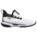 A_[A[}[ Y J[7 Under Armour Curry 7 obV White/White/Black