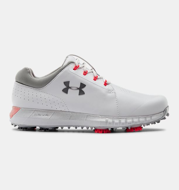 アンダーアーマー レディース ゴルフシューズ Under Armour HOVR Drive Clarino - White/Metallic Silver オリジナルBOX無し 1