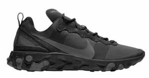 ナイキ メンズ ランニングシューズ Nike React Element 55 スニーカー リアクト Black/Dark Grey