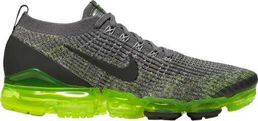 ナイキ メンズ ヴェイパーマックス Nike Air VaporMax Flyknit 3 ランニングシューズ Gunsmoke/Volt/Thunder Grey ナイキ メンズ ヴェイパーマックス Nike Air VaporMax Flyknit 3 ランニングシューズ Gunsmoke/Volt/Thunder Grey