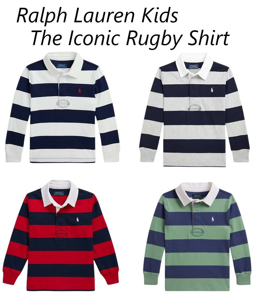 ラルフローレン ボーイズ2才-7才 キッズ The Iconic Rugby Shirt ラグビーシャツ ポロ おしゃれ 長袖