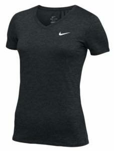 即納 ナイキ レディース/ウーマン Nike Team Short Sleeve V-Neck Legend T-Shirt 半袖 Tシャツ Black/White