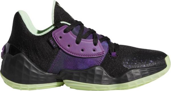 アディダス キッズ/レディース adidas Harden Vol. 4 GS バッシュ ミニバス Black/Purple