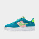 iCL LbY/fB[X Nike Air Force 1 LV8 GS Xj[J[ Oracle Aqua/Washed Coral/White/Ghost Green