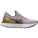 iCL fB[X ANg CtBjeB Nike React Infinity Run Flyknit jOV[Y Plum Fog/Black/Metallic Gold