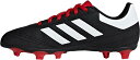 アディダス キッズ/ジュニア サッカーシューズ adidas Goletto VI FG スパイク BLACK/RED