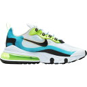 ナイキ メンズ エアマックス270 Nike Air Max 270 React スニーカー Oracle Aqua/Black/Ghost Green