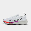 ナイキ キッズ/レディース ズームテンポ Nike Air Zoom Tempo Next Flyknit GS ランニングシューズ White/Flash Crimson/Hyper Violet