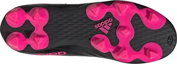 アディダス キッズ/ジュニア サッカーシューズ adidas Goletto VII FG スパイク BLACK/PINKバーゲン サッカー 用品 セール