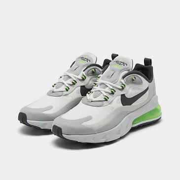 ナイキ メンズ エアマックス270 Nike Air Max 270 React スニーカー White/Grey/Volt