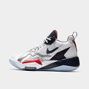 ジョーダン キッズ/レディース Jordan Zomm 92 GS バッシュ ミニバス White/True Red/Metallic Silver/Obsid...